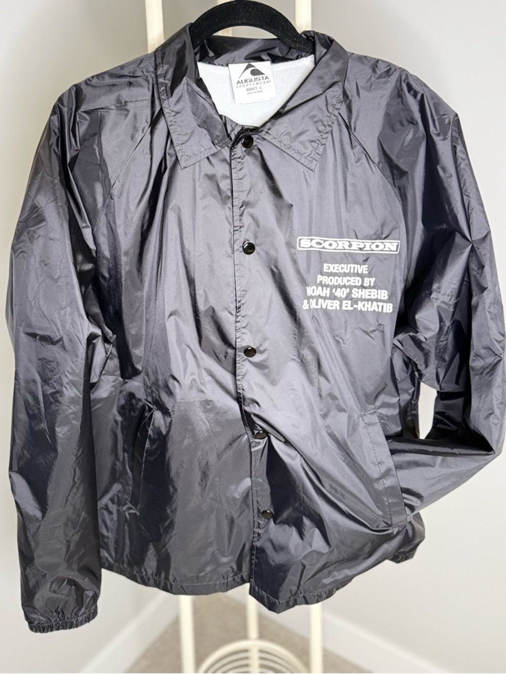 NWOT Drake Tour Twenty Eighteen Scorpion Black Windbreaker Jacket